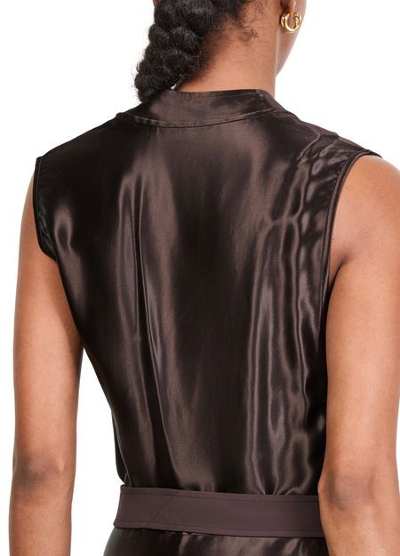FERRAGAMO Viscose stretch cady long dress - Image 5