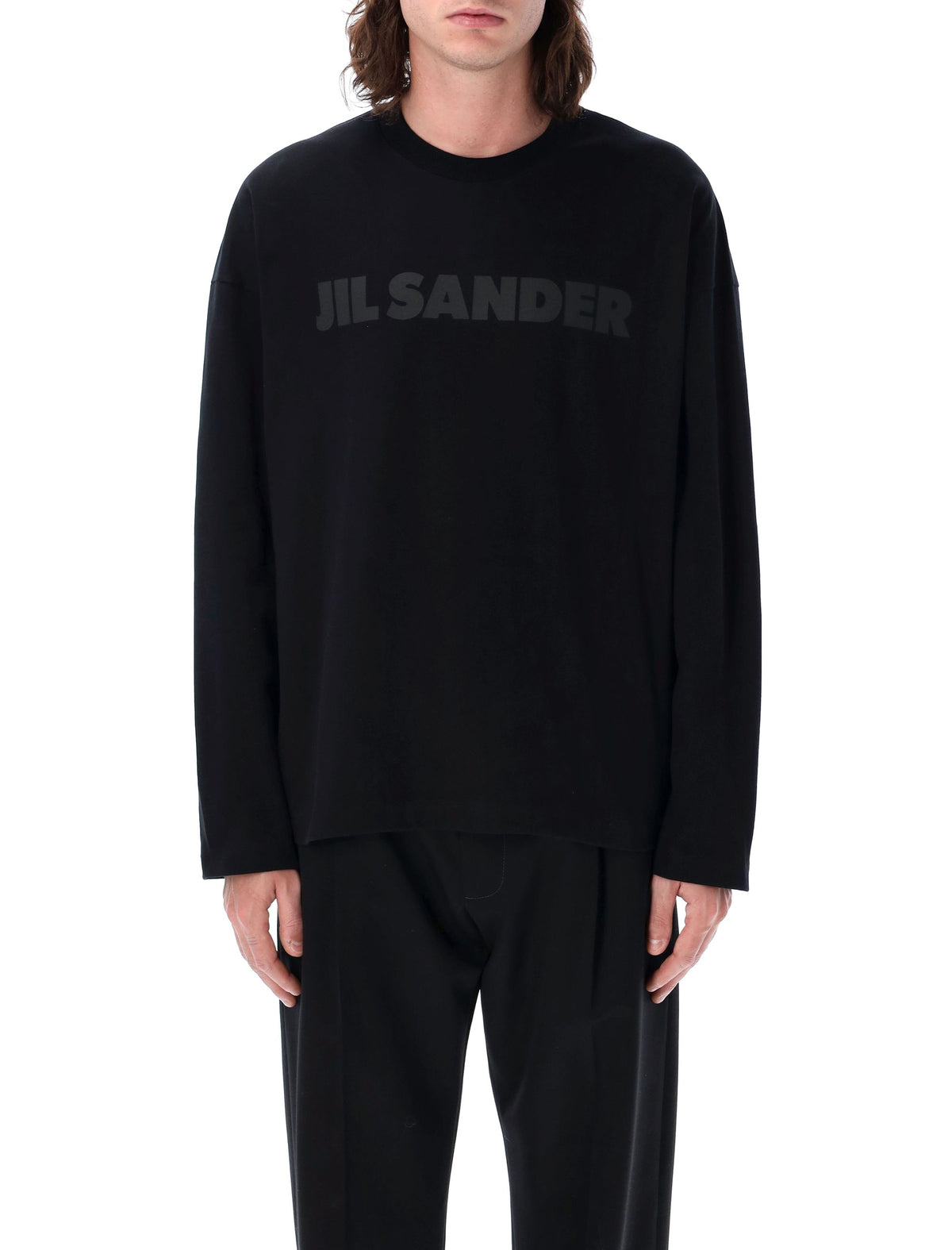 Jil ジルサンダーTシャツとポロスブラック - Image 5