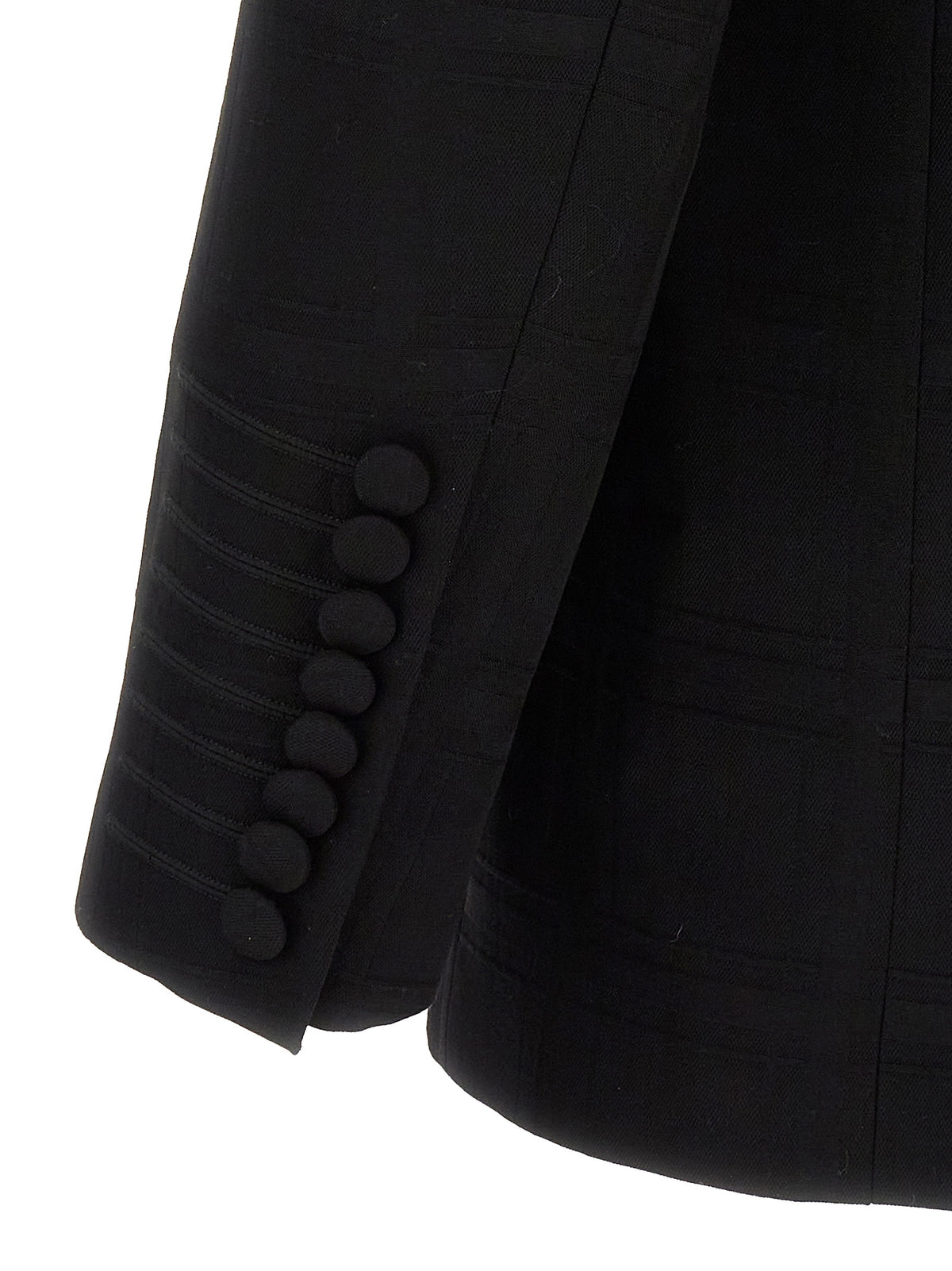 Etro Etroチェックダブル胸肉ブレザー - Image 5