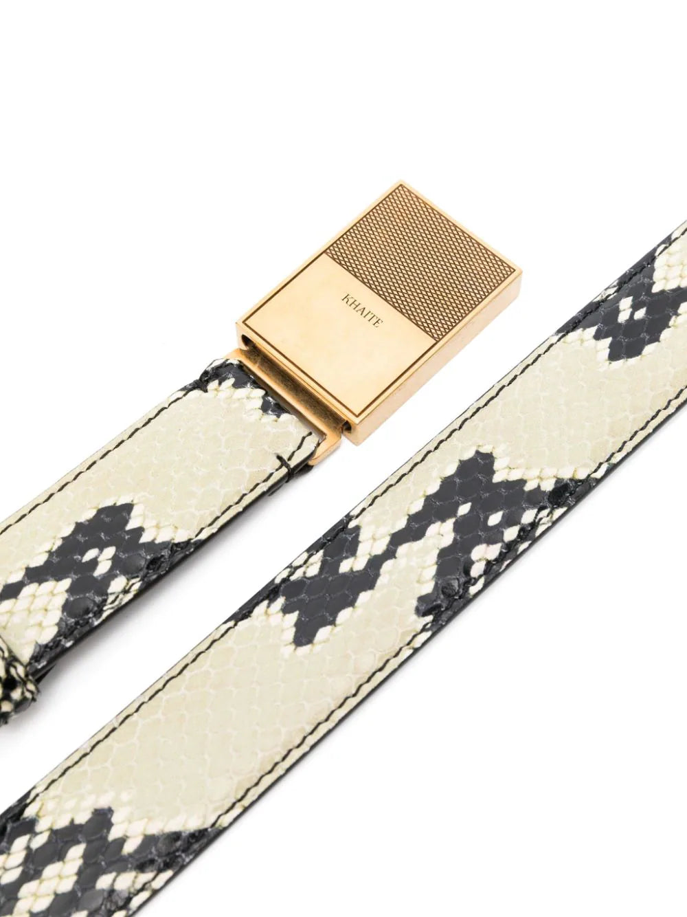 Khaite Khaite Snakeskin Effectベルト - Image 5