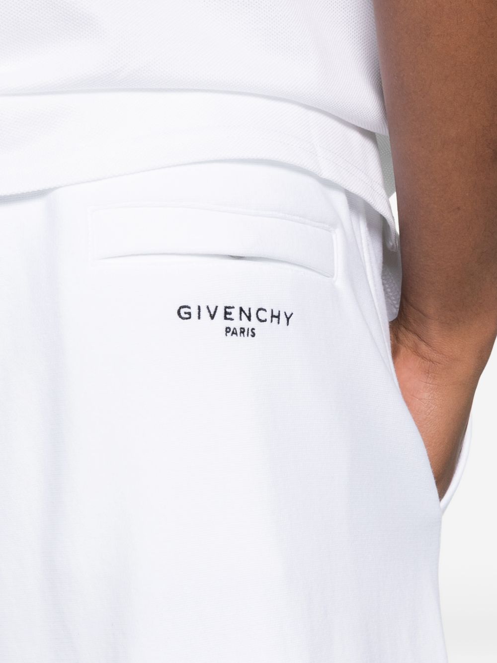 Givenchy ジバンシィ ロゴ コットン ショーツ - Image 5