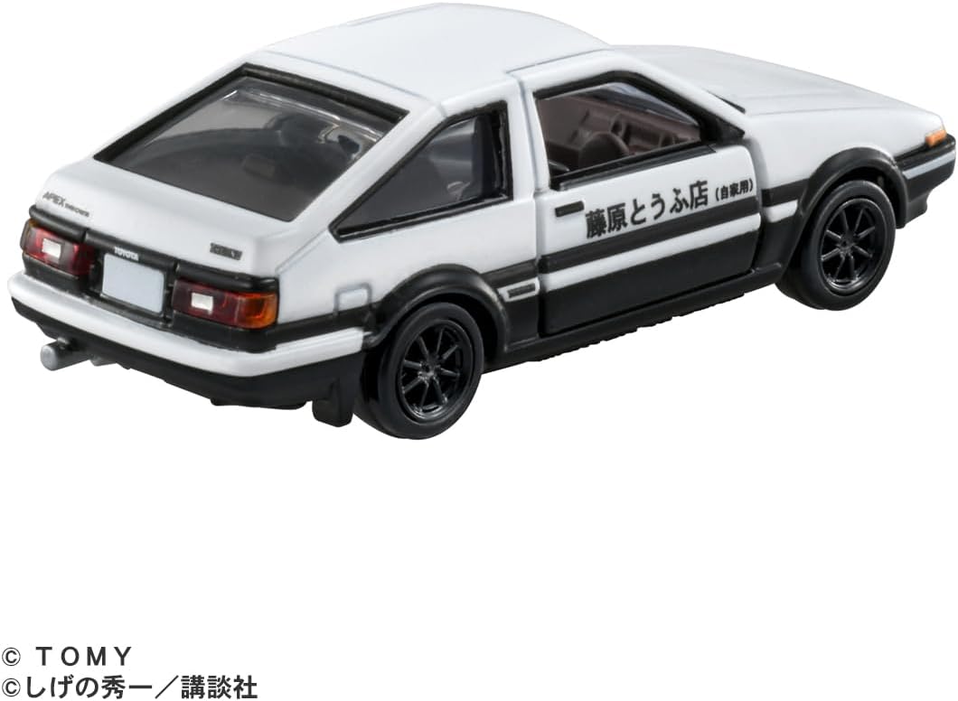 Takara Tomy Tomica Premium Unlimited 01 Initial D AE86 Trueno (Takumi Fujiwara) Mini Car Toy for Ages 6 and Up