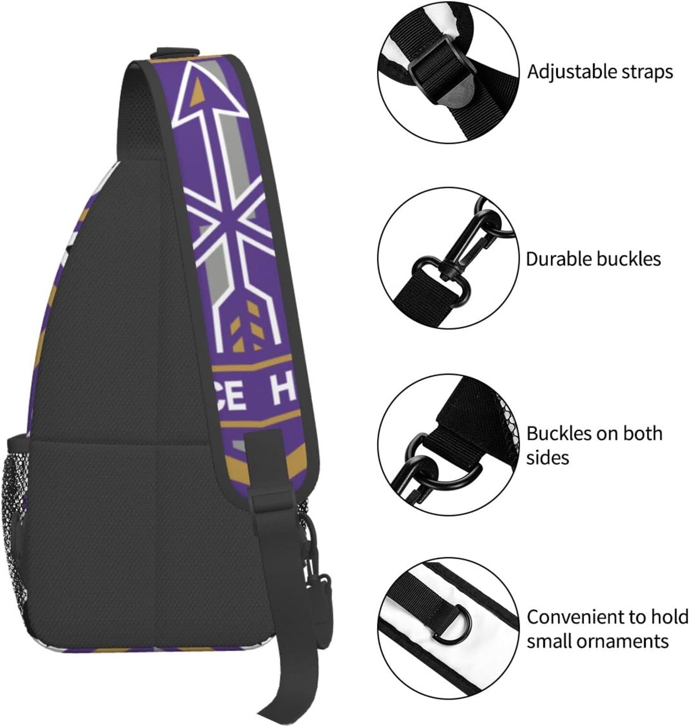 Sanfrecce Hiroshima Shoulder Bag, Large Capacity, Shoulder Bag, Crossbody Bag, Work Commute, School, Travel, Events, Anime, Moe Goods, Multifunctional, Lightweight, Unisex, Gift, Sports, School Bag,