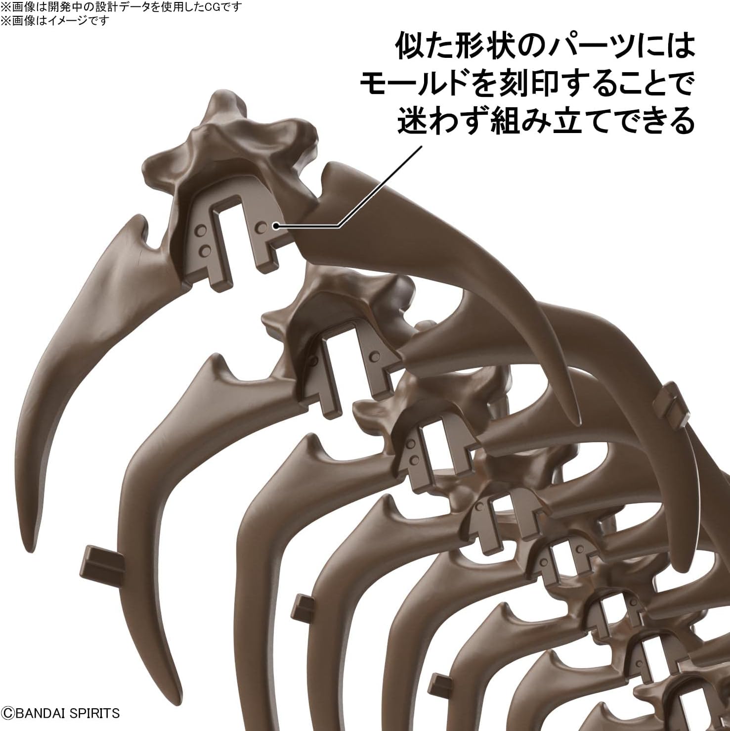 Bandai Spirits (バンダイ スピリッツ) Imaginary Skeleton Triceratops 1/32 Scale Plastic Model
