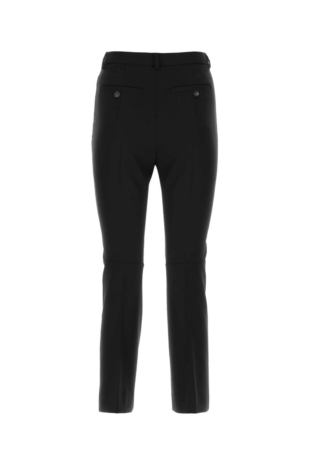 Sportmax SportMax Black Wool Navetta Pant - Image 5