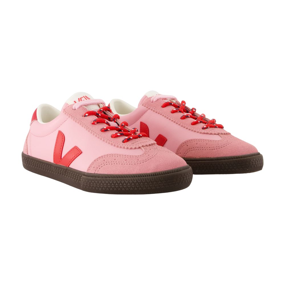 Veja バレースニーカーVeja Leather Pink - Image 5