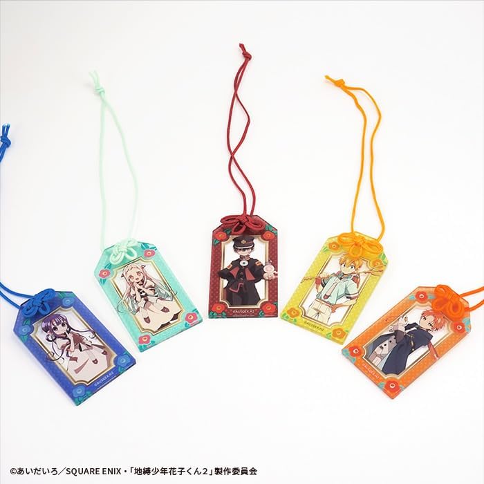 F-toys Confect TV Anime "Jibound Shonen Hanako-kun 2" Amulet Style Acrylic Key Holder, Pack of 10, Candy Toy, Gum (Full Comp )