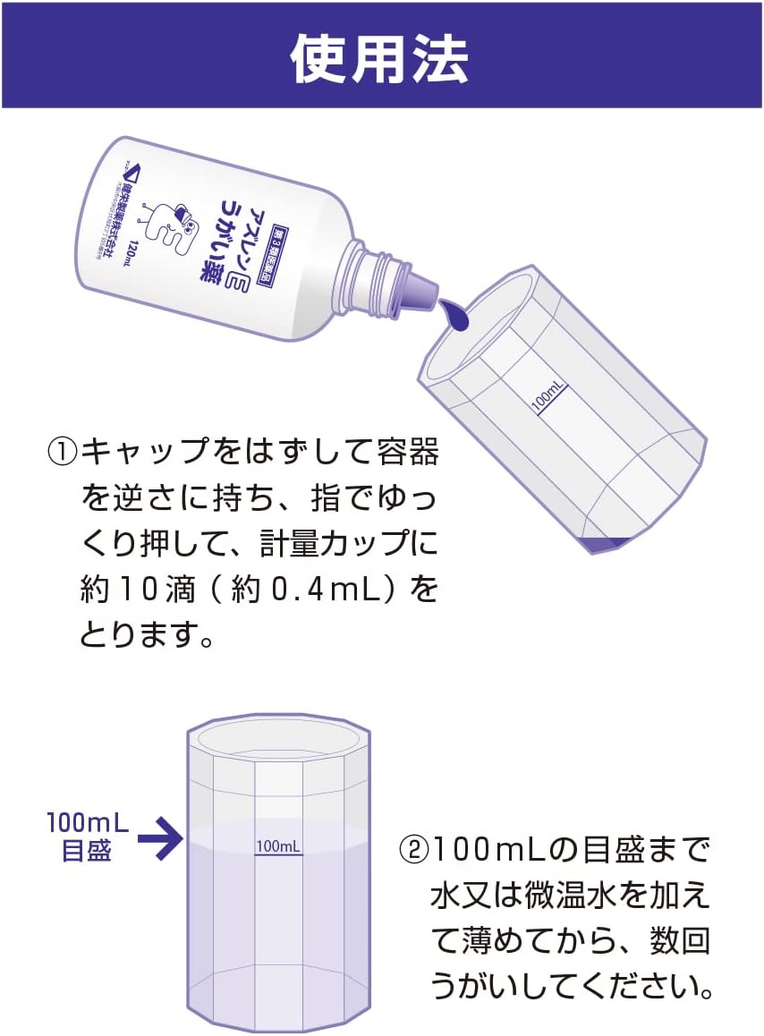 【第3類医薬品】アズレンEうがい薬 120mL