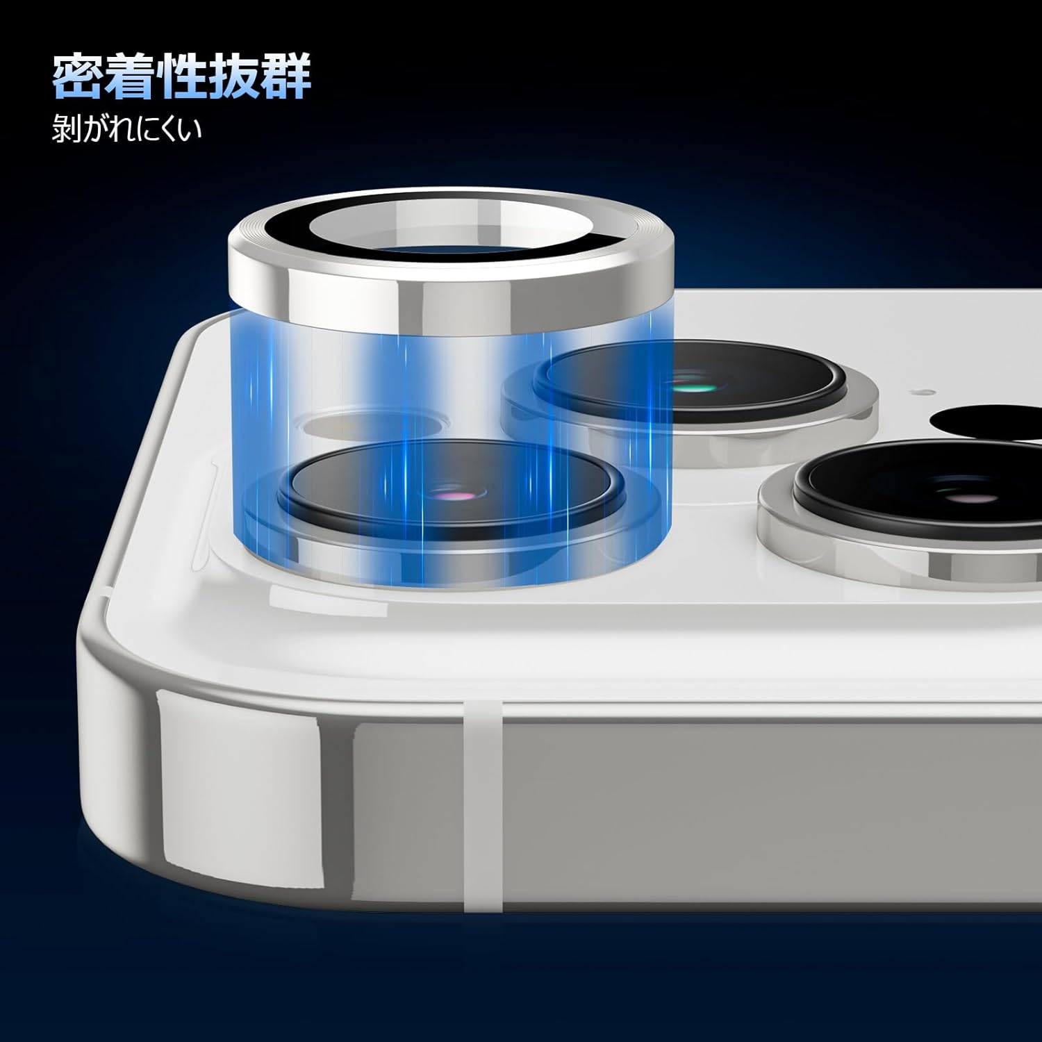 Podick Camera Film for iPhone 16 Pro/16 Pro Max, Camera Cover, 9H Tempered Glass, Aluminum Alloy for iPhone 16 Pro/16Pro Max, Camera Protector, Anti-Scratch, Shockproof, High Transmittance, Black