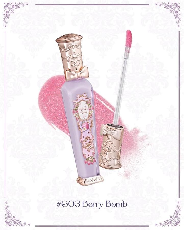 Flower knows (G01 Strawberry Macaron) Strawberry Rococo Series Glow Lip Gloss