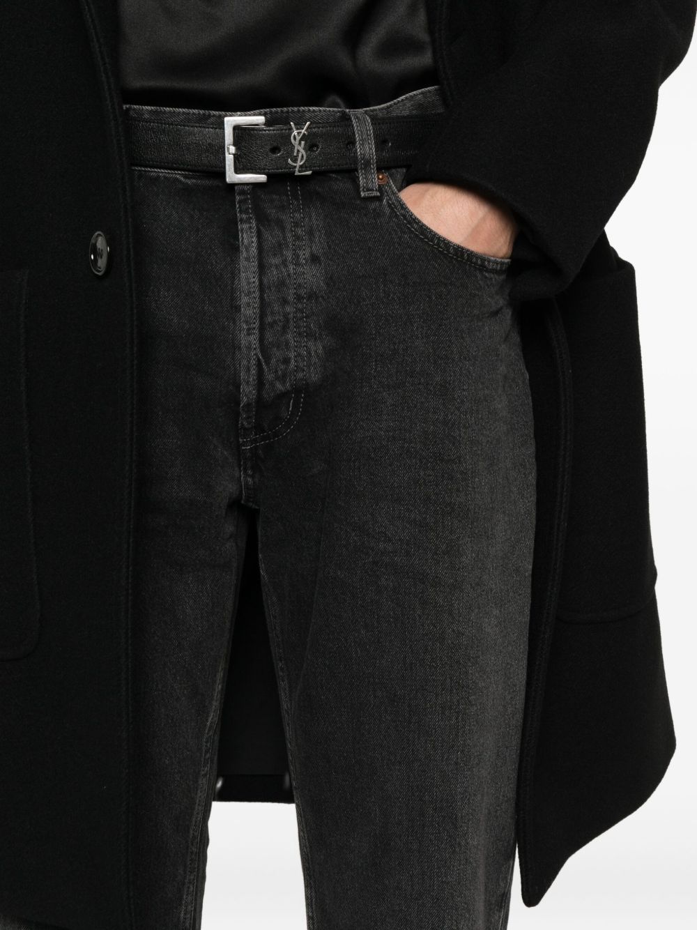 Saint セントローランデニムコットンジーンズ - Image 5