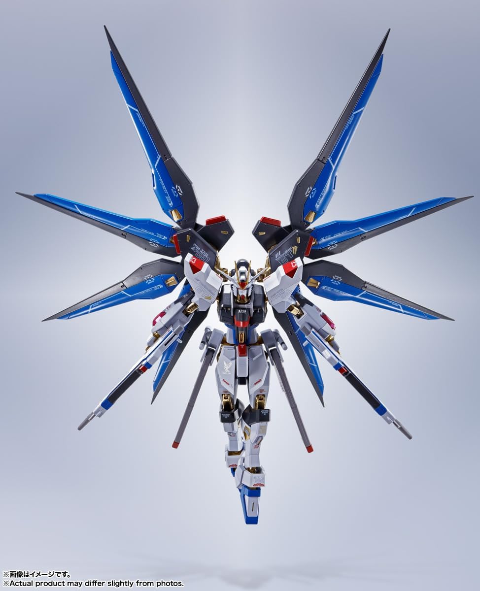 TAMASHII NATIONS METAL ROBOT Spirits, Mobile Suit Gundam SEED DESTINY Strike Freedom Gundam [Re:Coordinate] Approx. 5.5 inches (140 mm), PVC & ABS & Die Cast Pre-painted Action Figure