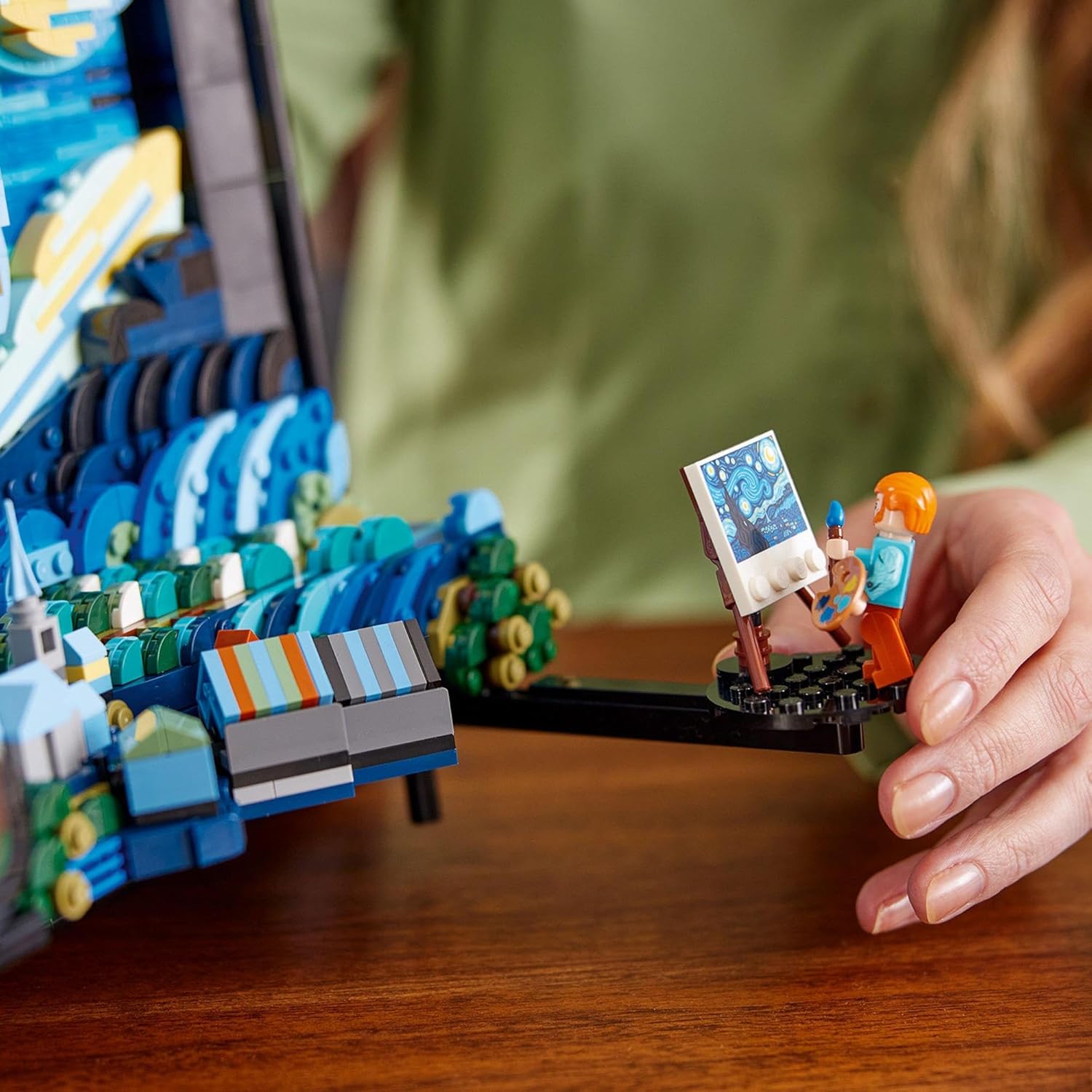 LEGO Ideas Van Gogh "Starry Night" 2316 Piece Toy Toy Birthday Christmas Present Blocks Mother's Day Father's Day Men Women Oil Painting Art Model Art Collection Interior Fashion 21333
