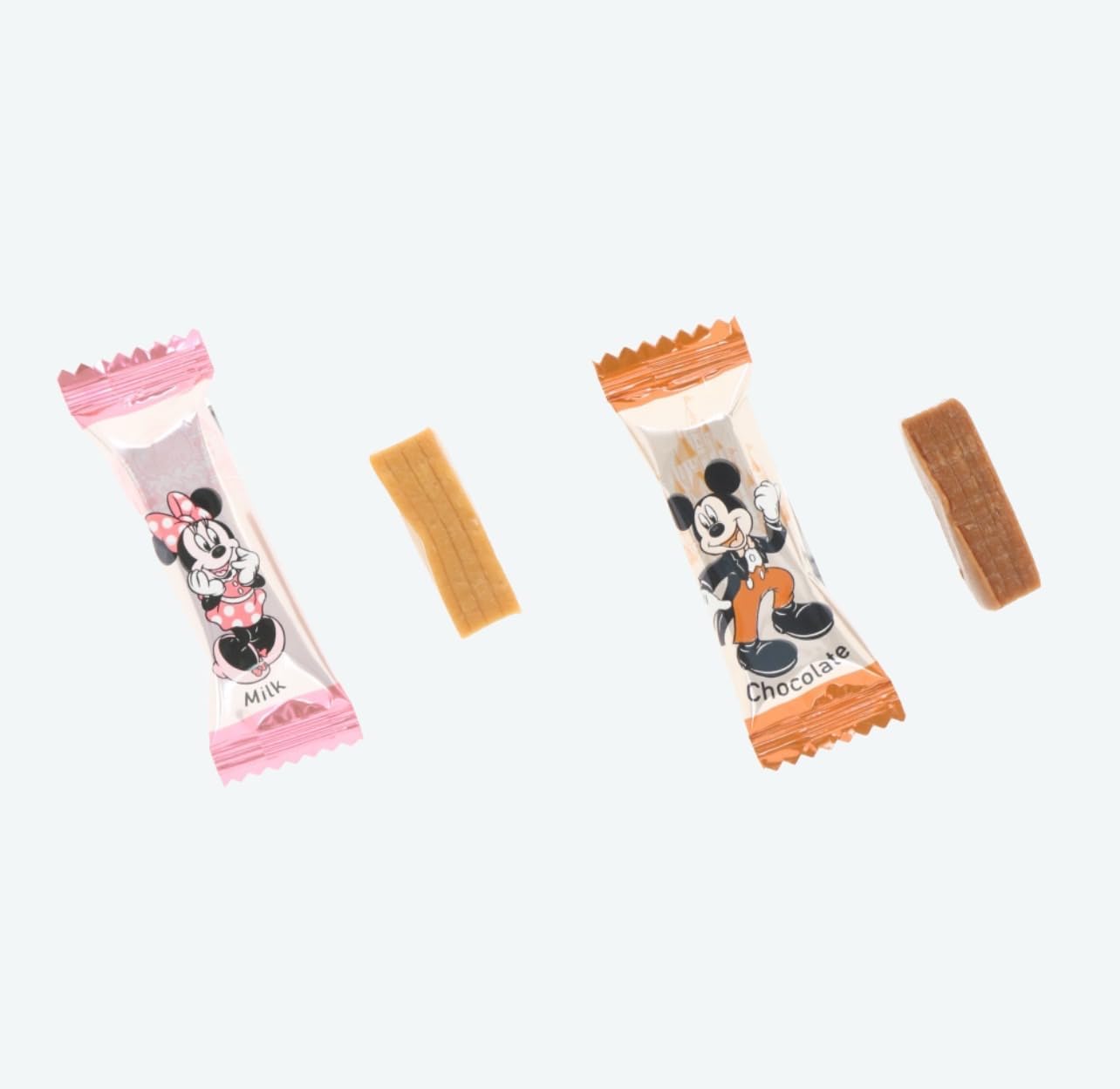 (Tokyo Disney Resort Exclusive) Mickey & Minnie Caramel TDR Tokyo Disney Resort Exclusive, Popular, Sweets, Souvenir, Disney Goods, Present (Shopping Bag Included)