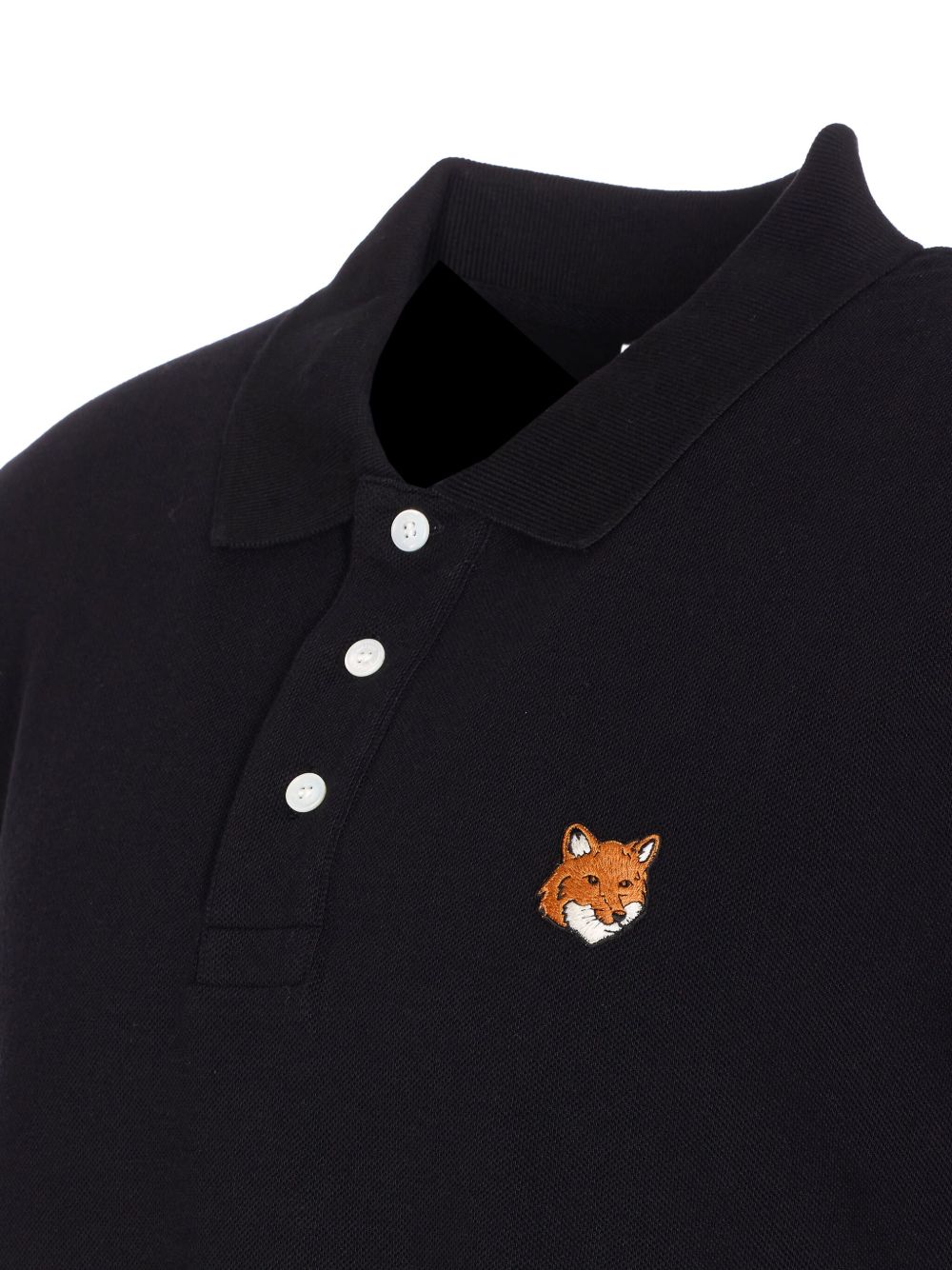 Maison メゾンキツネ 'フォックスヘッドコットンポロシャツ - Image 5