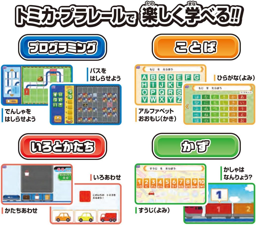Takara Tomy (Takara Tomy) Make Play and Learning Active! Tomica and Plarail Pad