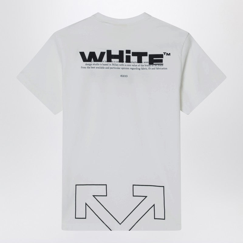 Off Off White™ ザ タイプ ロゴ T シャツ ホワイト/ブラック - Image 5