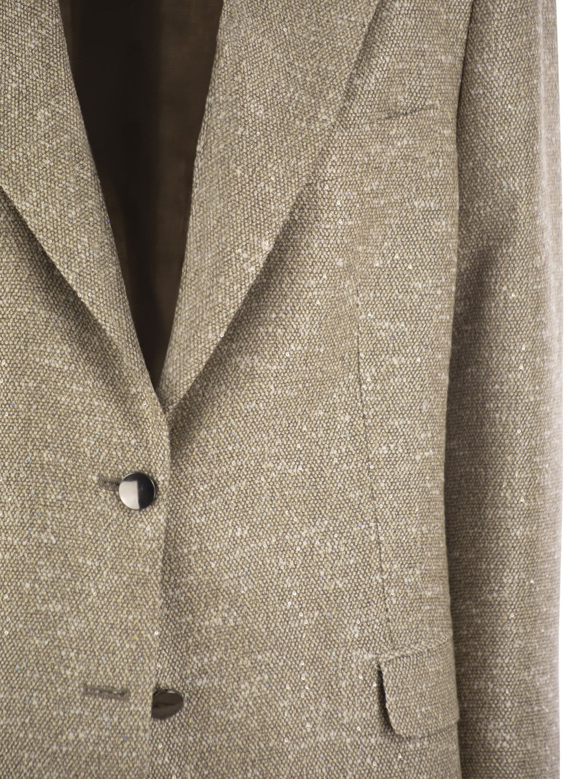 Tagliatore Tagliatoreマイクロスパンコール付きの2つのボタンジャケット - Image 5