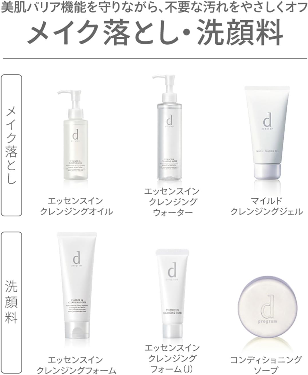 [Official] d Program Essence in Cleansing Foam, Facial Cleansing, Sensitive Skin/Hypoallergenic/Moisturizing/Rough Skin Prevention/Acne Prevention, Fragrance-free, Quasi-Drug, 4.2 oz (120 g)