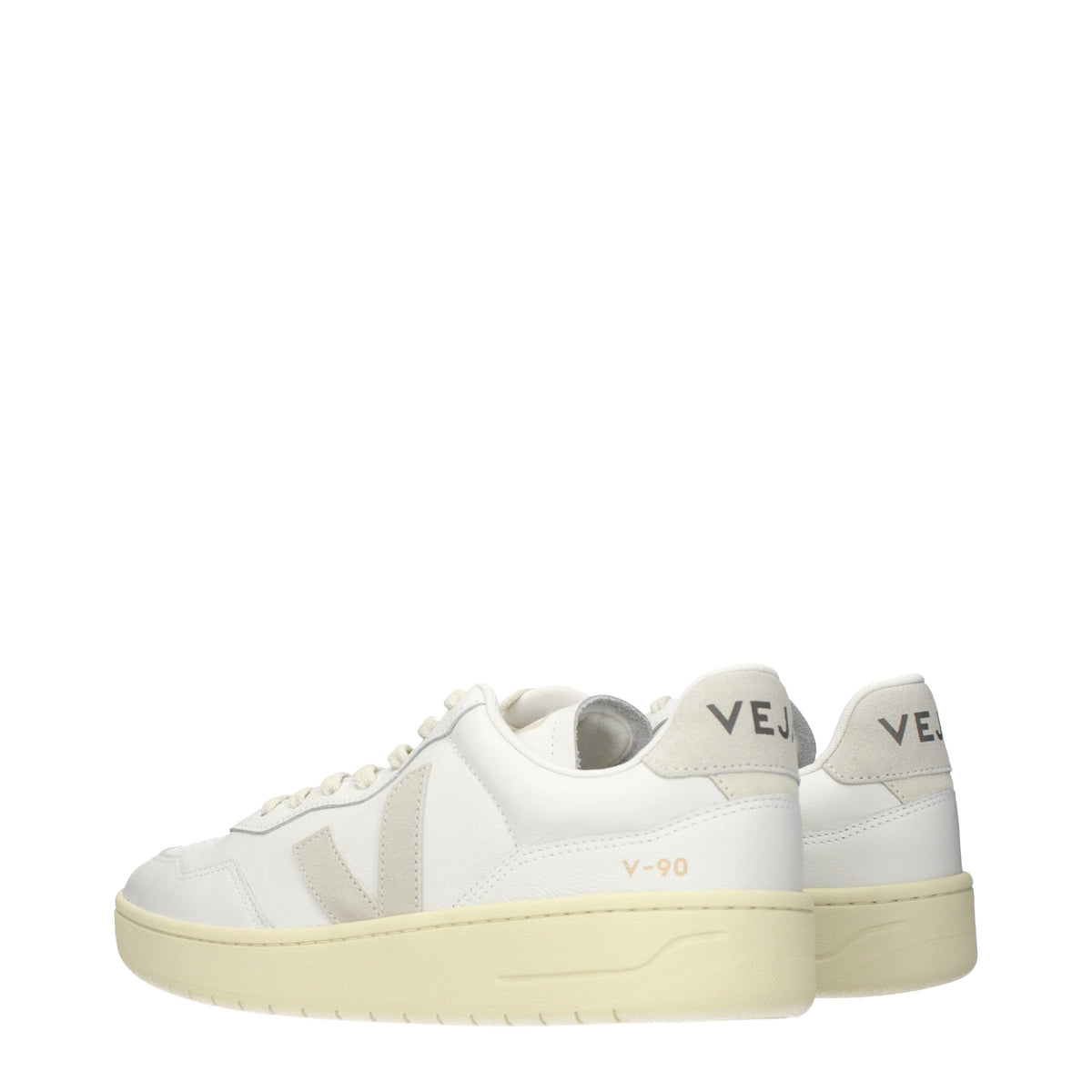 Veja Veja スニーカー メンズ レザー ホワイト/ライトグレー - Image 5