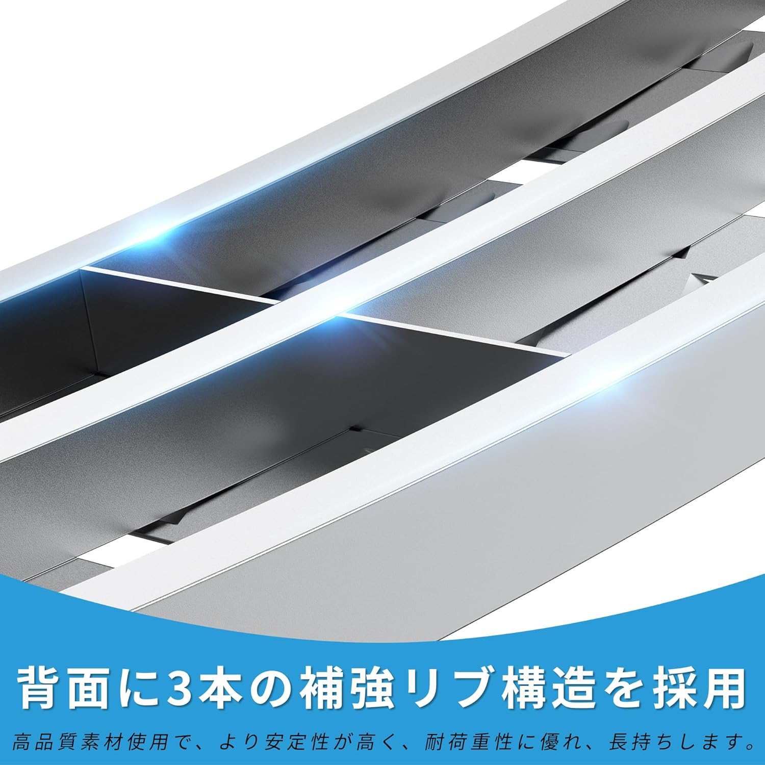 Aluminum Bridge Aluminum Ramp, Set of 2, Total Length 88.8 inches (225 cm), Width 11.6 inches (29.5 cm), Load Capacity 148.6 lbs (680 kg), For Ladder Rails, Motorcycles, Bicycles, Farm Equipment