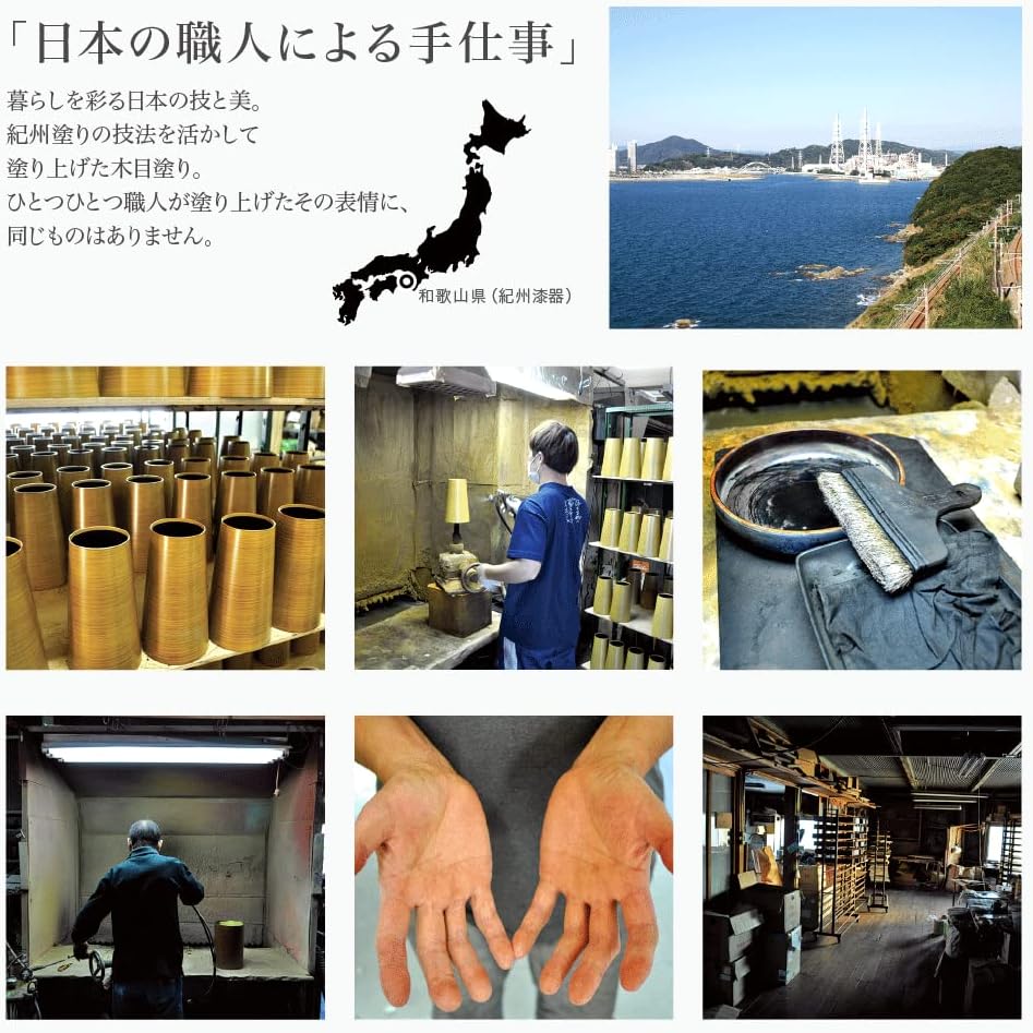 FUJIEI DS-203 DS-203 Dusper Style Toilet Brush, Wood Grain φ4.7 x H14.3 inches (12 x 36.3 cm), Toilet Cleaning Brush, Stylish, Simple, Interior, Stylish, Clean, Compact, Easy to Clean, Washable, Wood