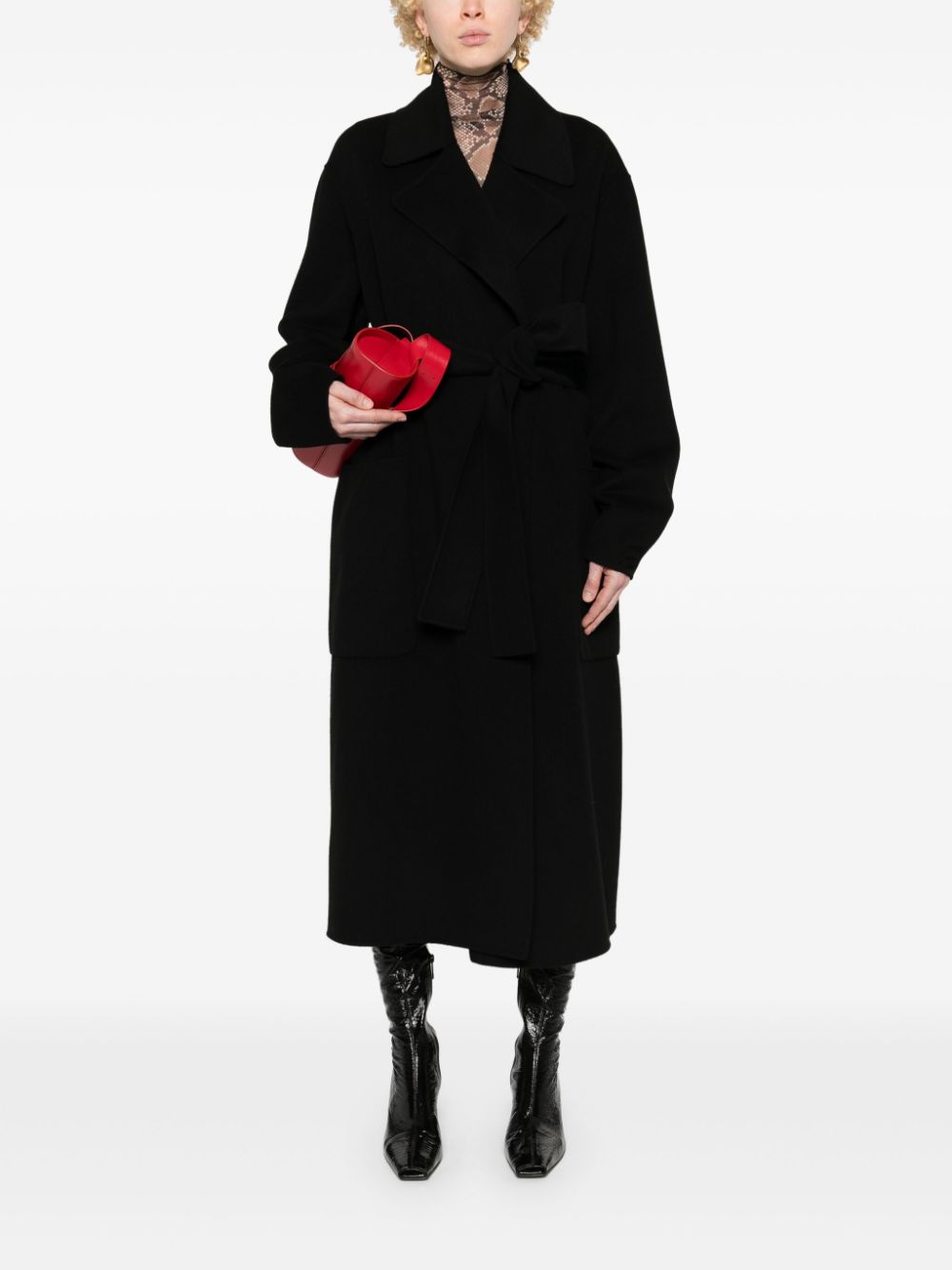 Sportmax SportMax Pre Wool Long Coat - Image 5