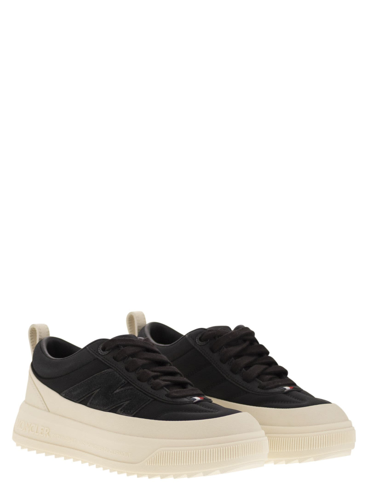 Moncler モンクレールモンクラーアルタブスエードとヌバックレザートレーナー - Image 5