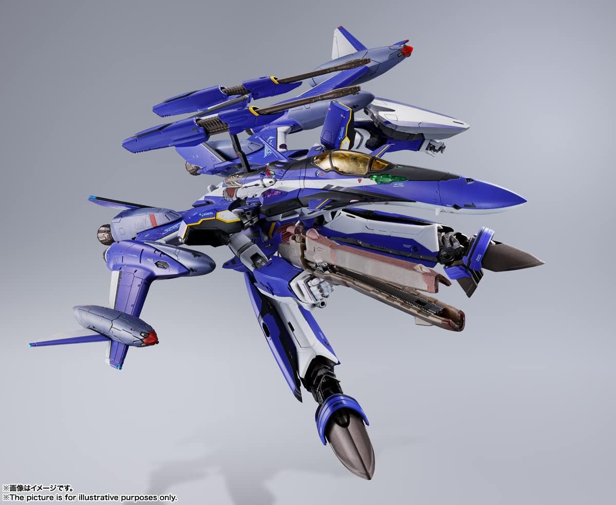 TAMASHII NATIONS DX Super Alloy Movie Version Macross Delta Absolute LIVE!!!!!! YF-29 Durandal Valkyrie (Maximilian Jenius Machine) Full Set Pack, Approx. 8.7 inches (220 mm) ABS & Die Cast