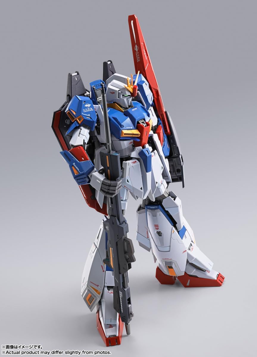 BANDAI SPIRITS METAL BUILD Mobile Suit Z Gundam Zeta Gundam Approx. 7.5 inches (190 mm), PVC & ABS & Die Cast Pre-painted Action Figure