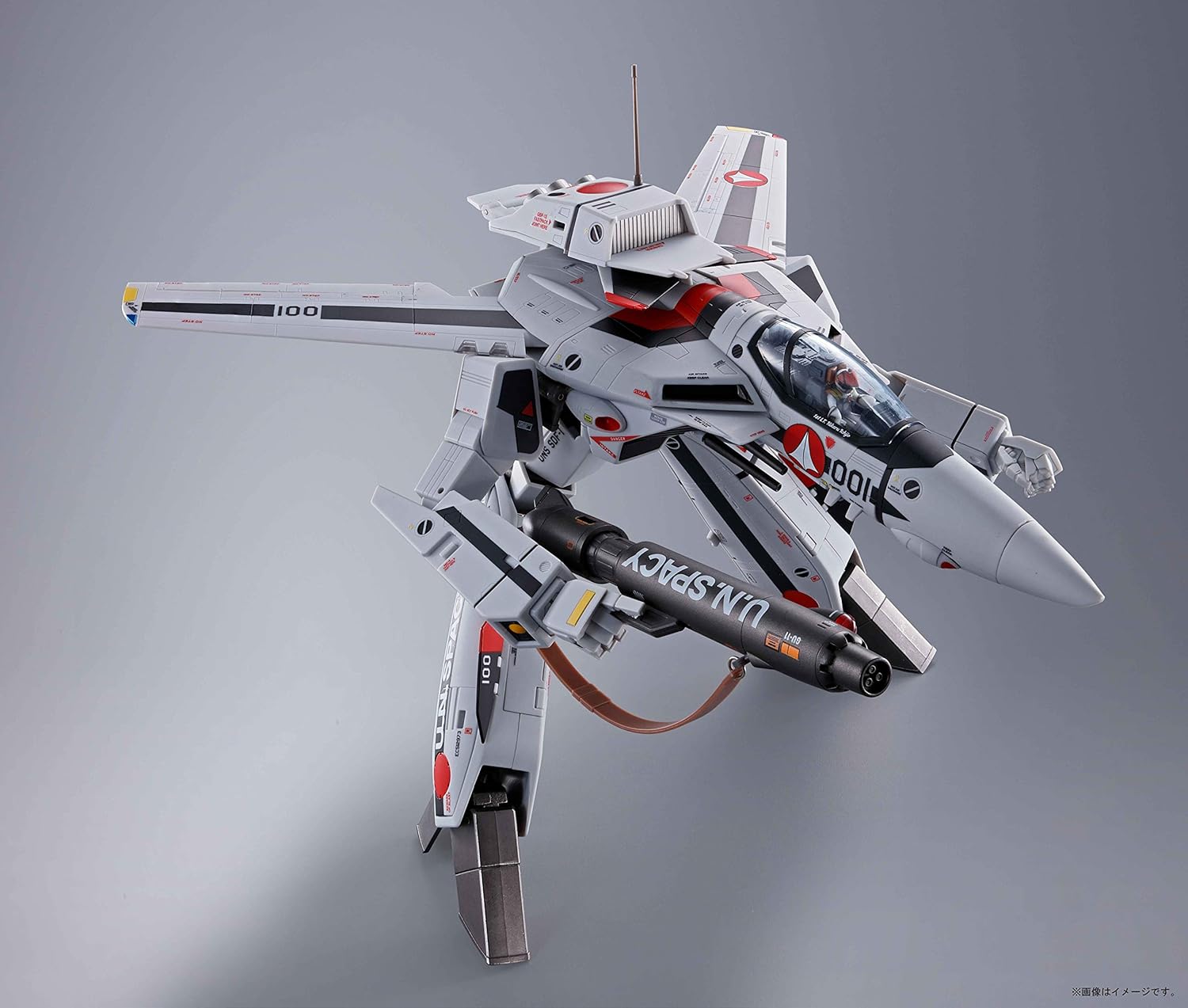 DX Chogokin Super Dimension Fortress Macross VF-1S Valkyrie (Teruki Ichijo), Approx. 11.8 inches (300 mm), ABS & PVC & Die Cast Pre-painted Action Figure