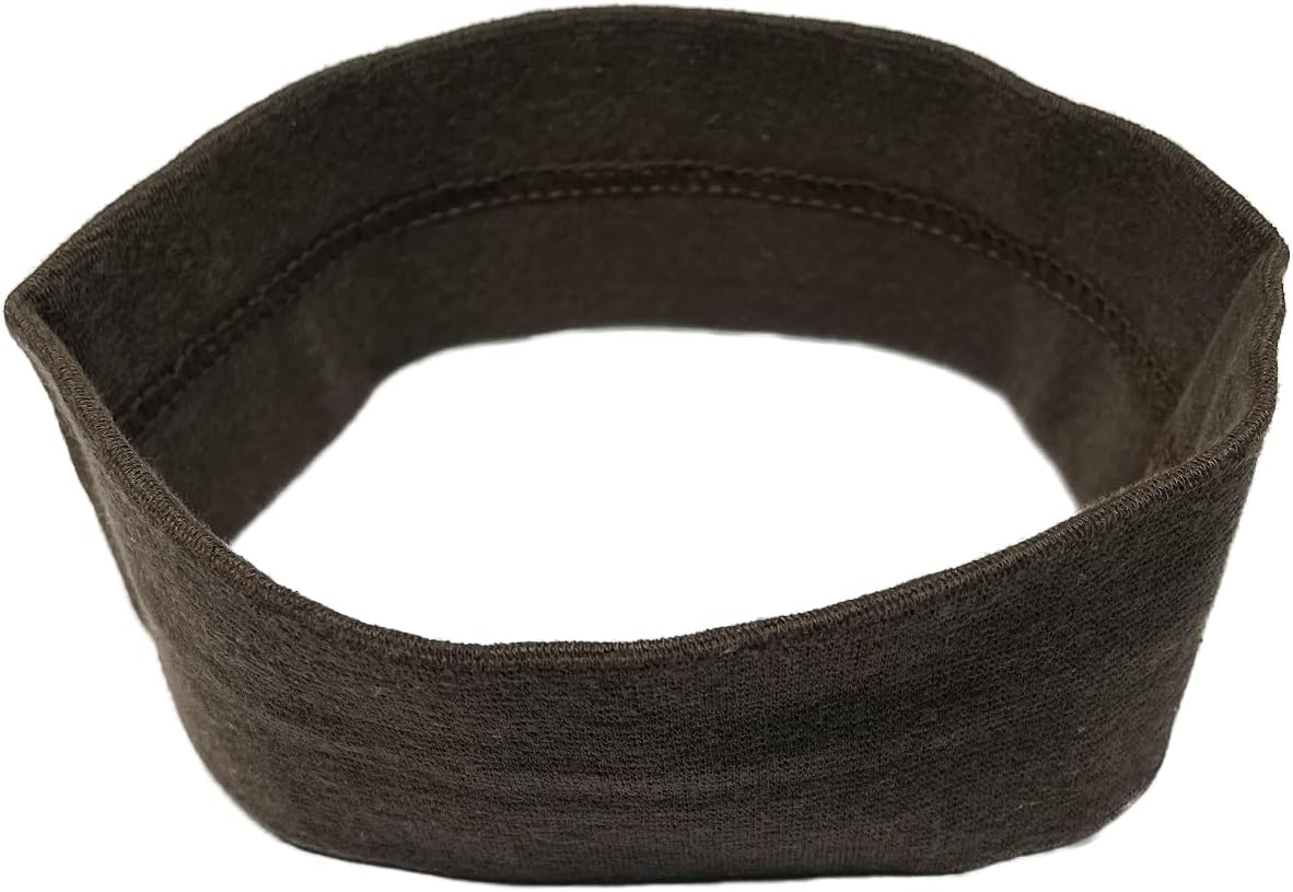 Turban, Made in Japan, Cotton Fabric, 2.0 inches (5 cm), Sold as a Set, Hair Band (Brown3)