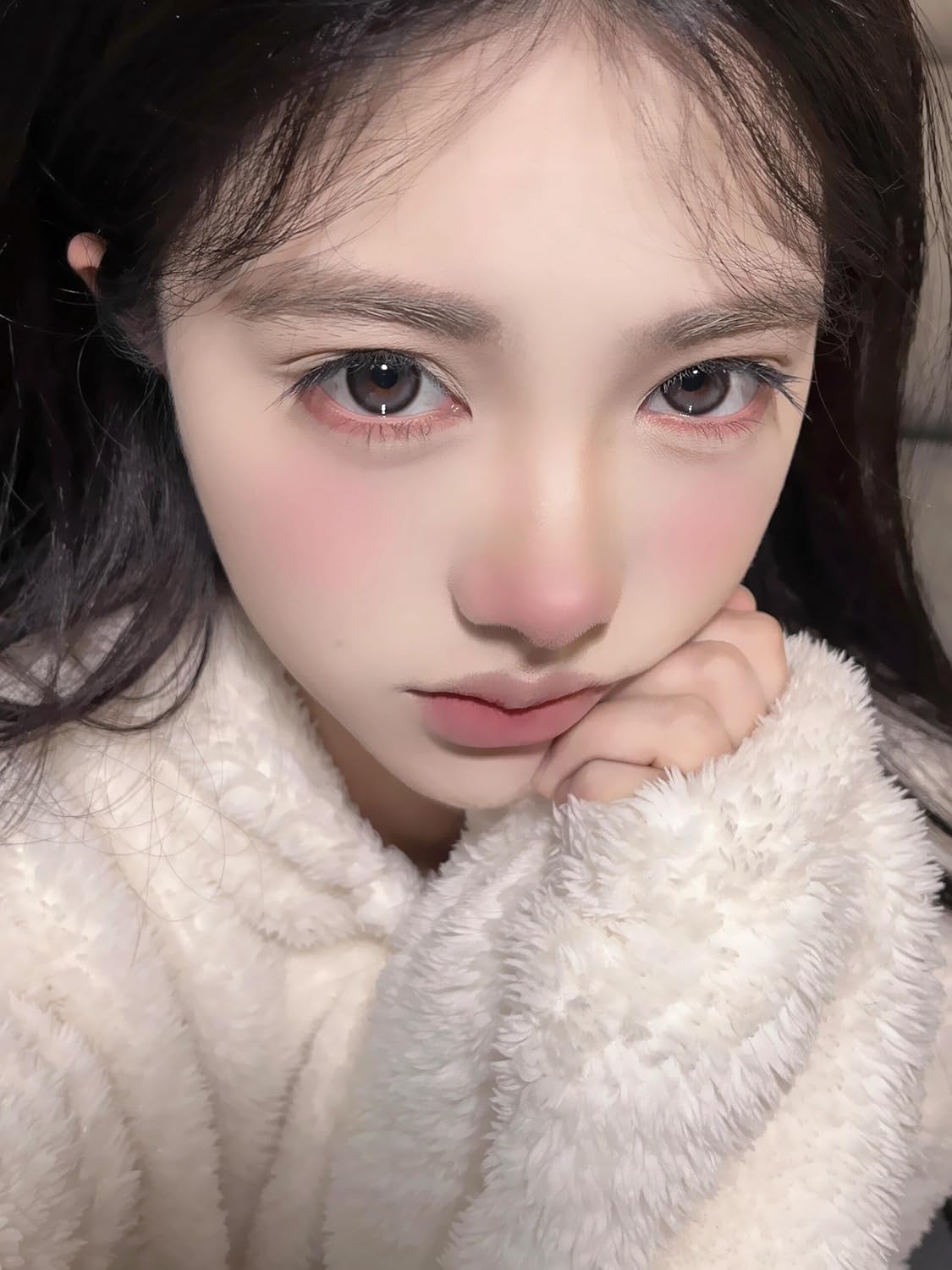 False Eyelashes Natural Popular I Curl Straight Eyelashes 5 Pairs Natural Dense False Eyelashes Transparent Stem Western Fashion Products Reusable False Eyelashes Soft Core (ba01)