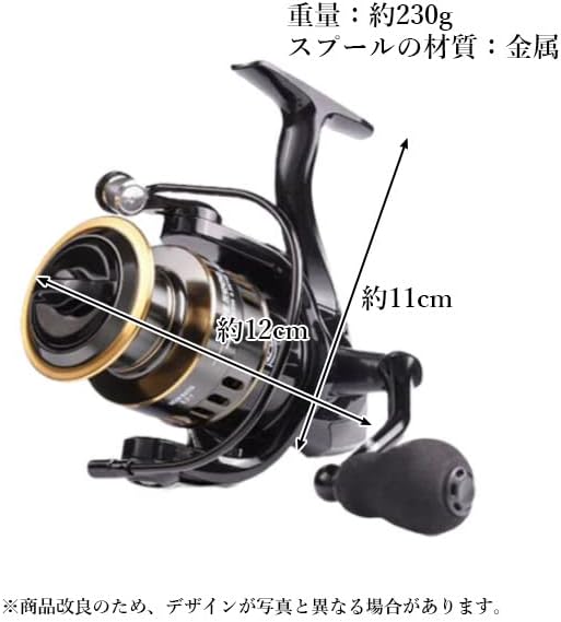 Spinning Reel, Lightweight, #4000, Durable, Fishing Reel, Casting Fishing, Freshwater Fishing, Saltwater Fishing, Saltwater