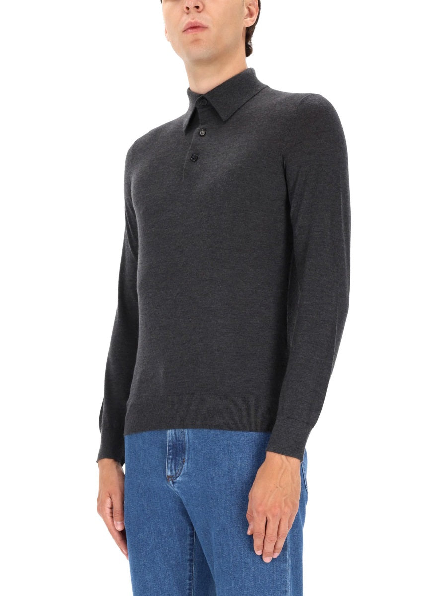 Zegna ゼニア カシミア ポロシャツ - Image 5