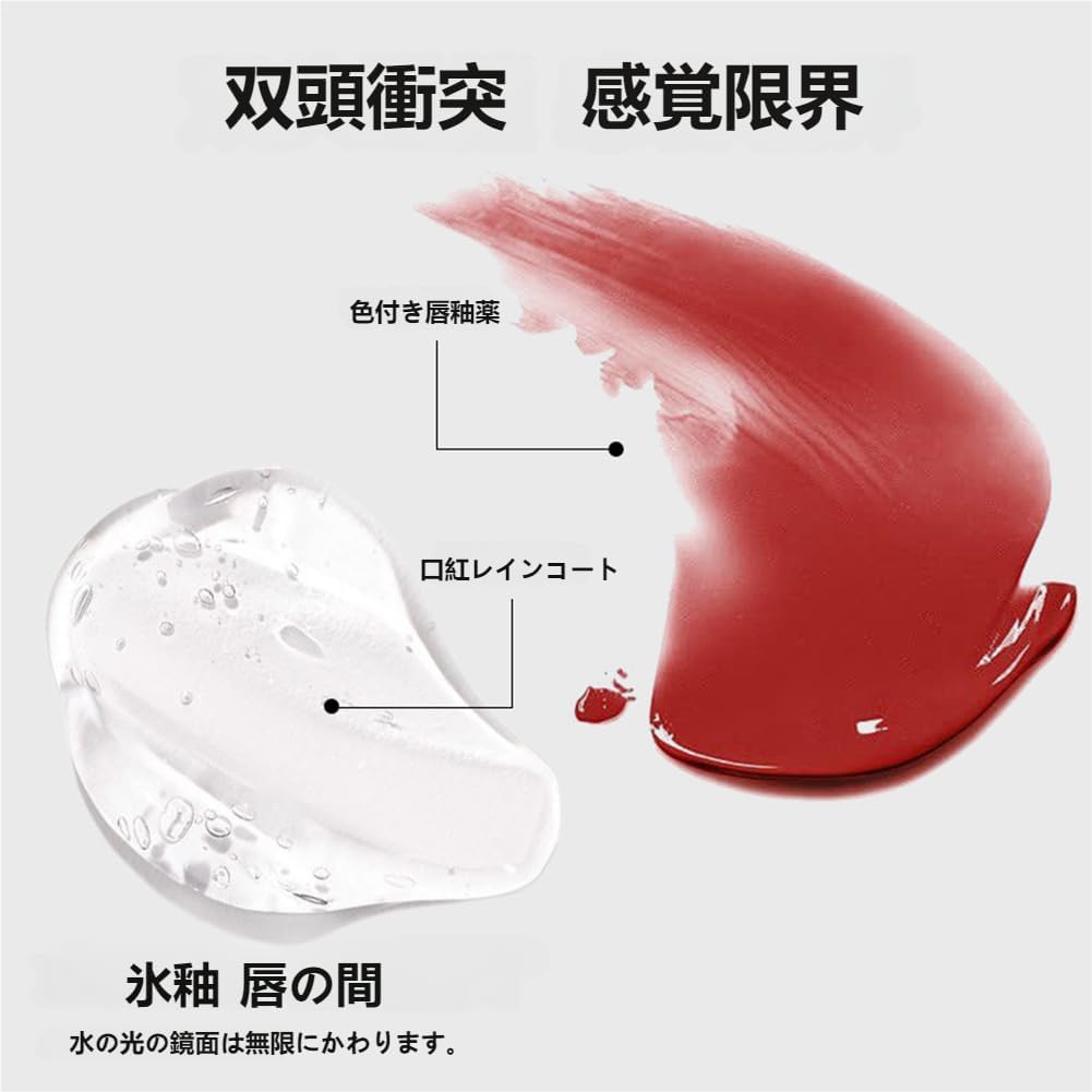 [TIKTOK Popular] 2 in 1 Lip Gloss + Matte Lip, Popular, Permanent Lip, Double Ended Lip Tint, Lip Mask, Long Lasting, Smooth Stretch, Long Lasting Moisturizing Effect. Prevents dryness and is suitable