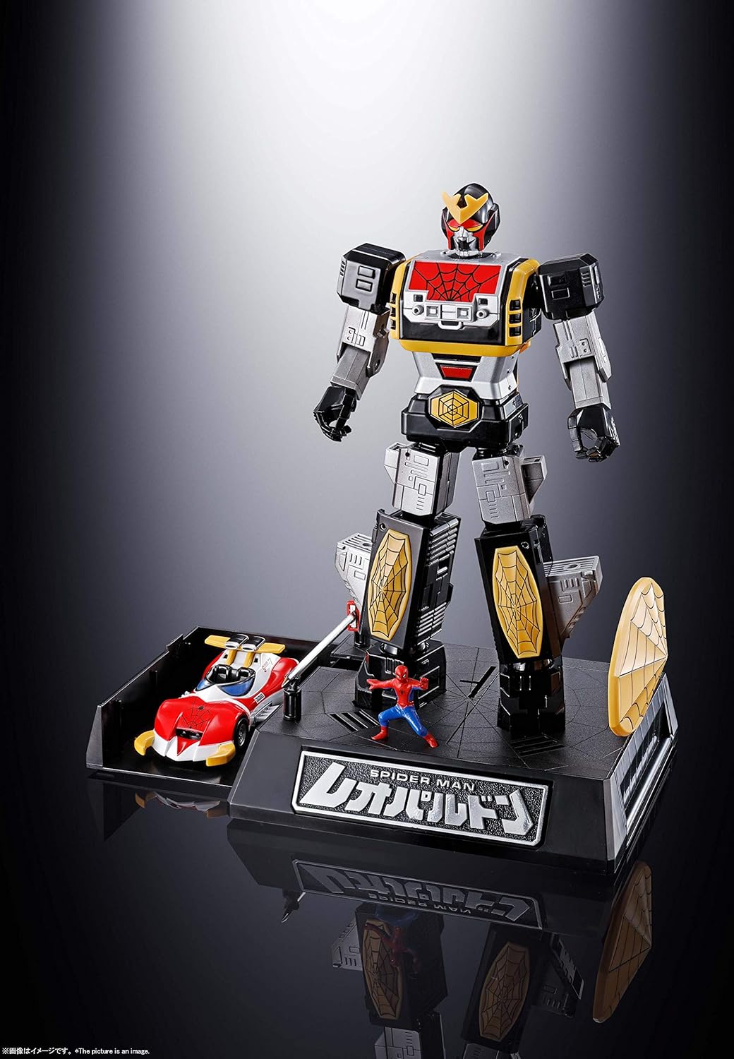 Soul of Chogokin GX-33R Leopardon & Marveler Summon Set, Approx. 6.7 inches (170 mm), Die-cast, ABS, PVC, Painted Action Figure