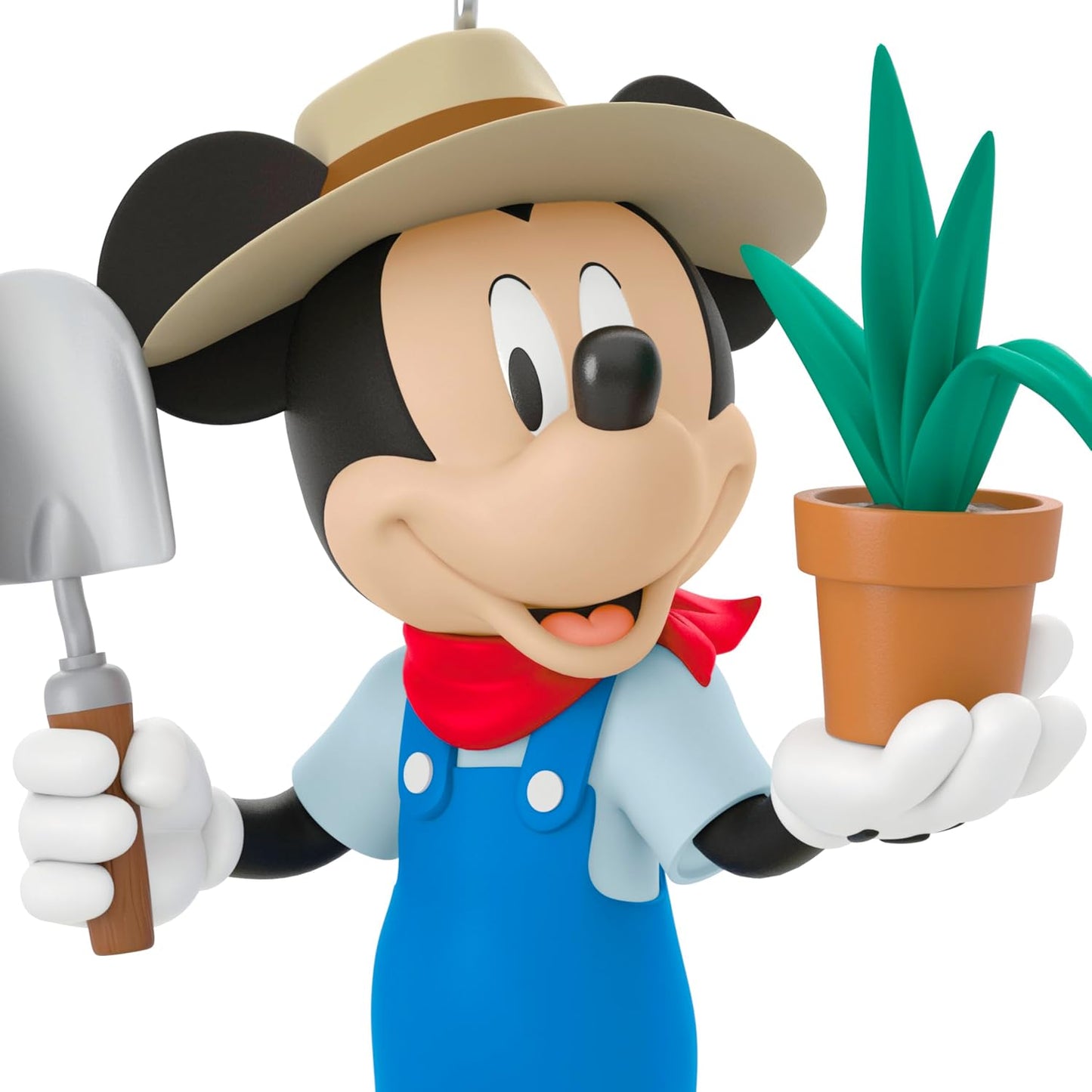 Adorno de Navidad colgante Hallmark Keepsake 2025, ¡Todo sobre Mickey de Disney! Jardinero Mickey, Regalos para fanáticos de Disney