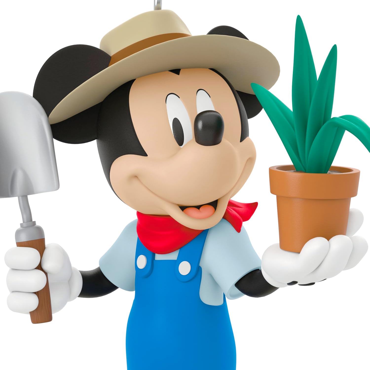 Adorno de Navidad colgante Hallmark Keepsake 2025, ¡Todo sobre Mickey de Disney! Jardinero Mickey, Regalos para fanáticos de Disney