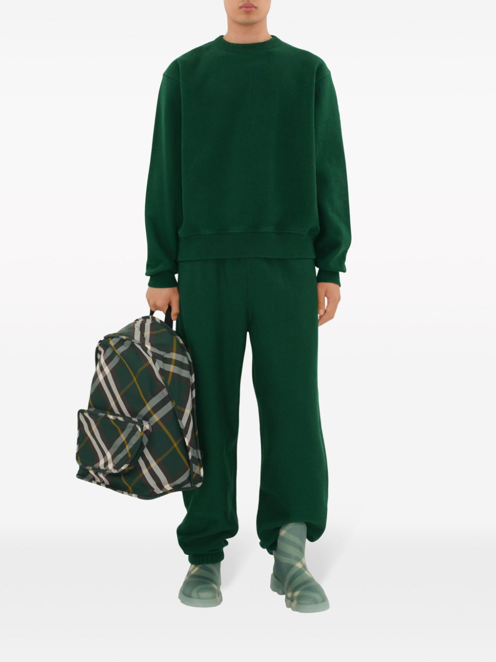 Burberry バーバリーチェックモチーフナイロンバックパック - Image 5