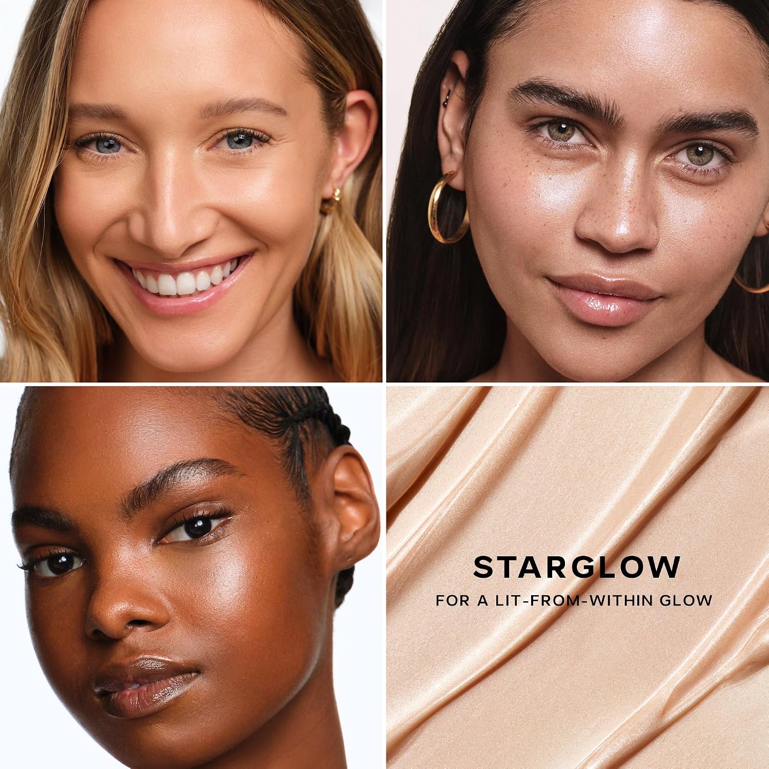 Saie Glowy Super Gel - Prebase de Maquillaje Hidratante y Suero Iluminador Enriquecido con Vitamina C y Aceite de Escualano - Iluminador Líquido para Todo el Rostro para una Piel de Vidrio Instantánea