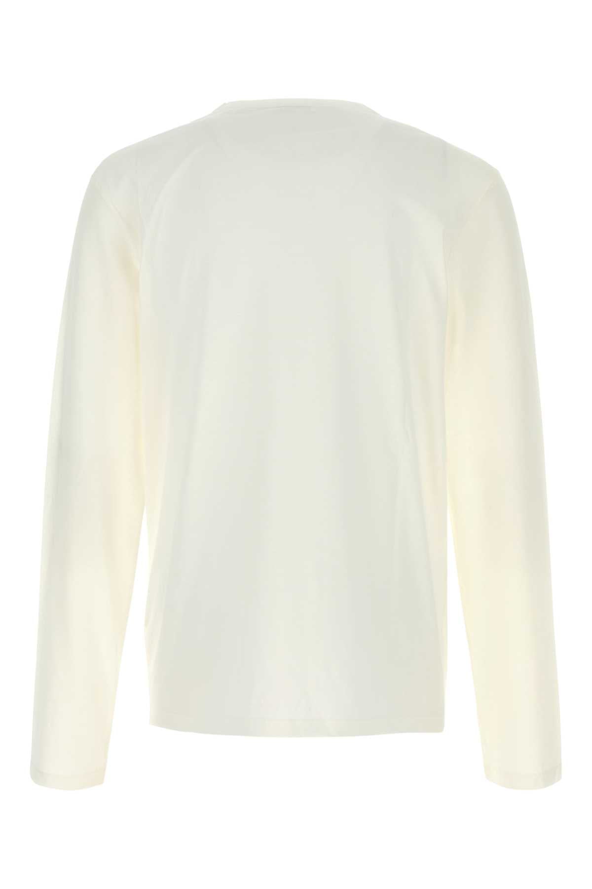 Jil ジルサンダーホワイトコットンTシャツ - Image 5