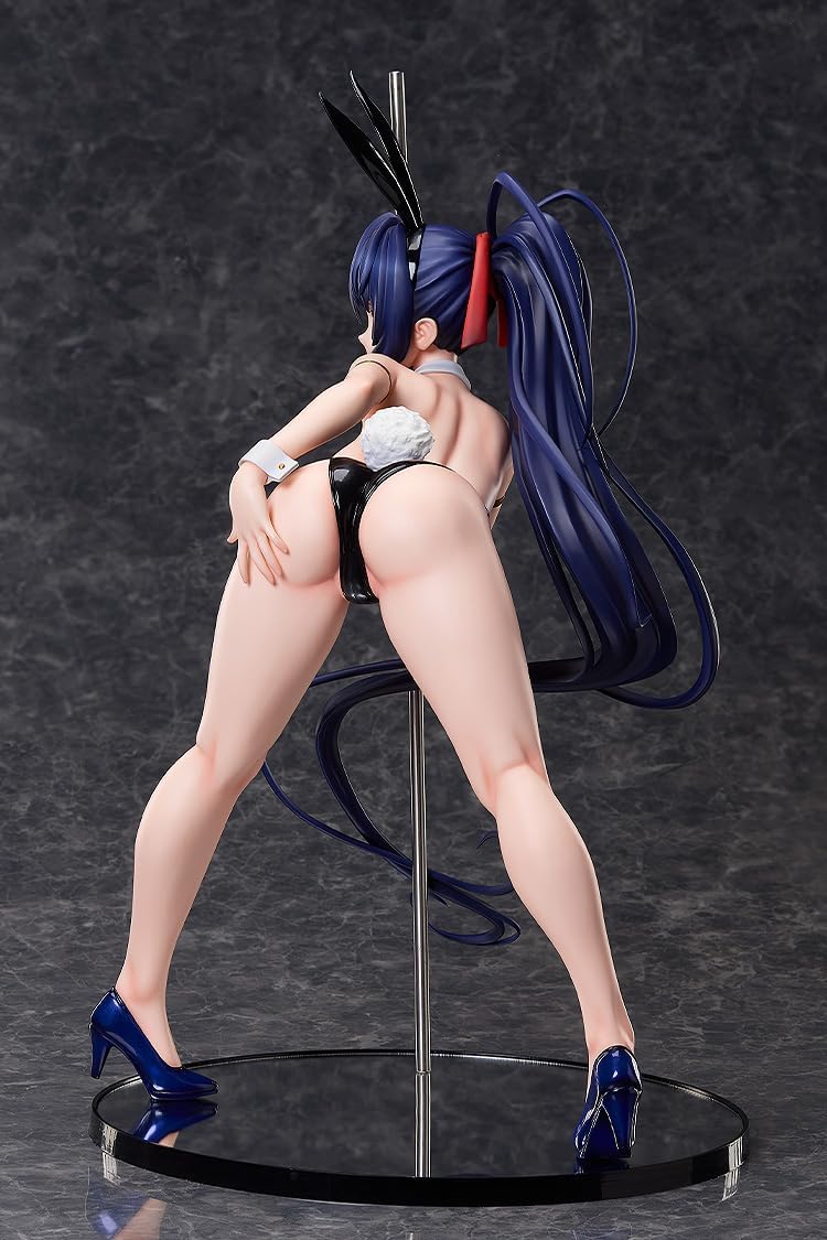 Freeing High School DxD Hero Himejima, Asuno Raw Foot Bunny Ver., 2nd Plastic Painted and Assembled Product, 1/4 Scale, Includes Exclusive Pedestal, Total Height Approx. 16.1 inches (410 mm), Includes