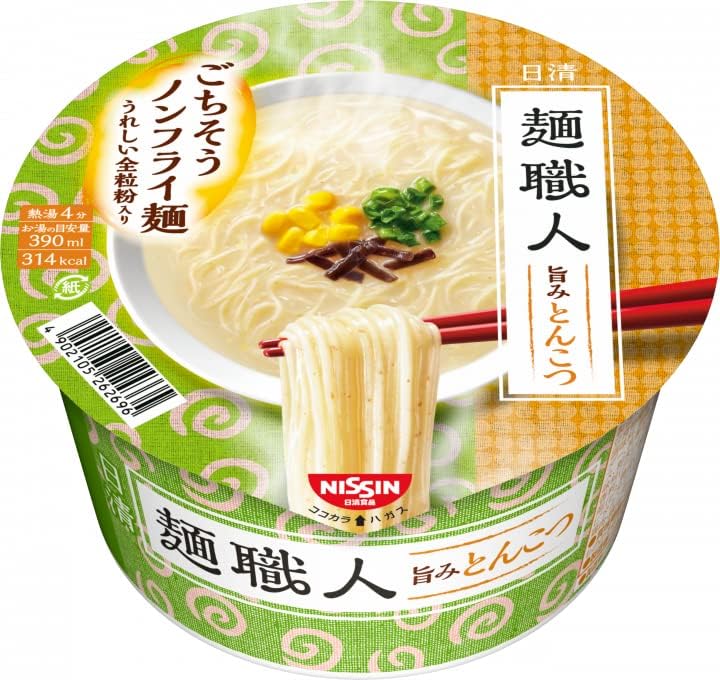 Nissin Noodle Craftsmen, 6 Types, 12 Meals Set, Original Packaging