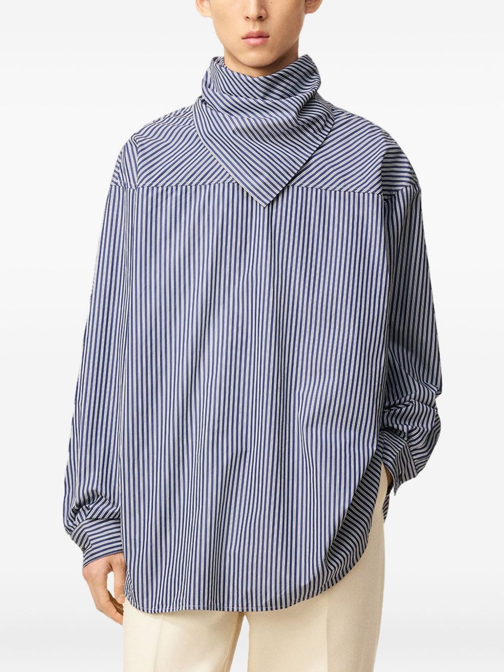 Ami Paris アミパリバンダナコットンシャツ - Image 5