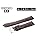 Seiko RS02C18BN Watch Band, 0.7 inches (18 mm), Leather, Rubber, Genuine Brown Strap