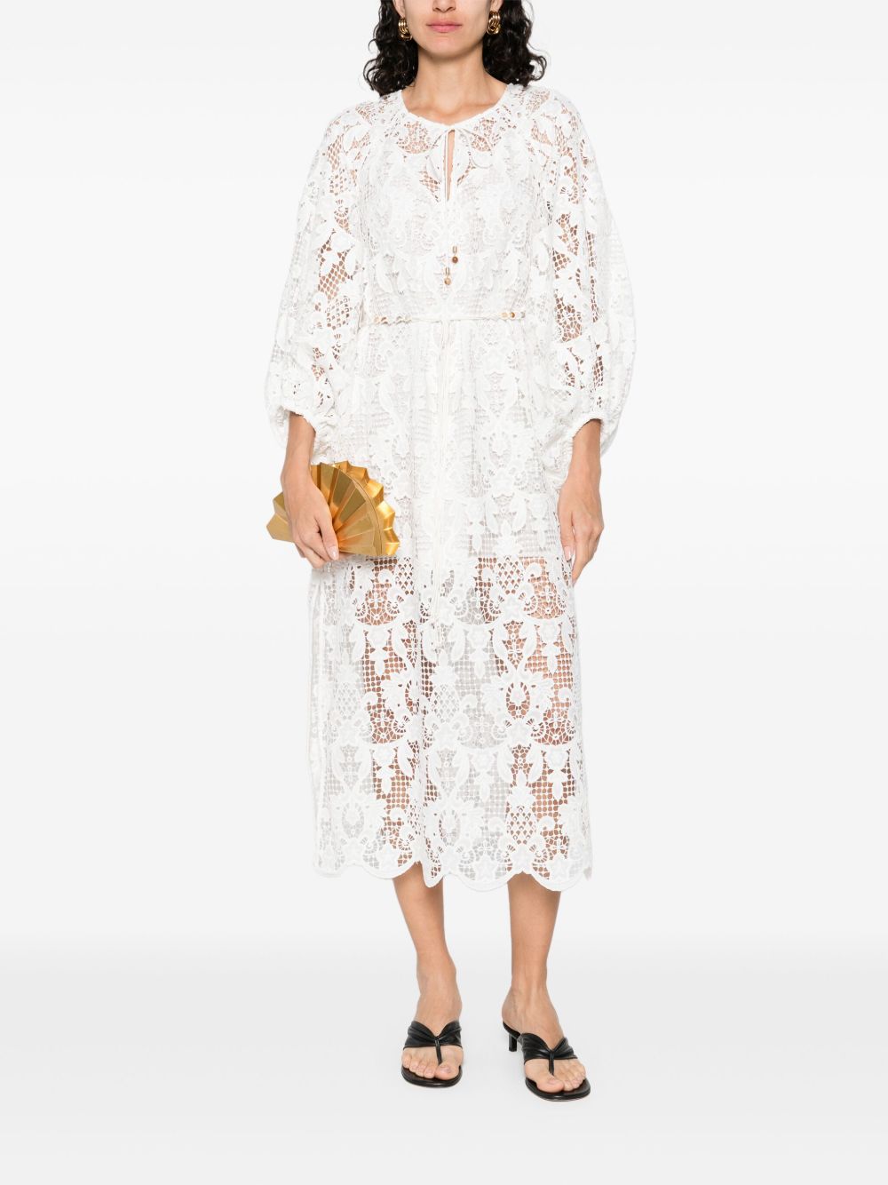Zimmermann ZIMMERMANN COCO LACE MIDIドレス - Image 5