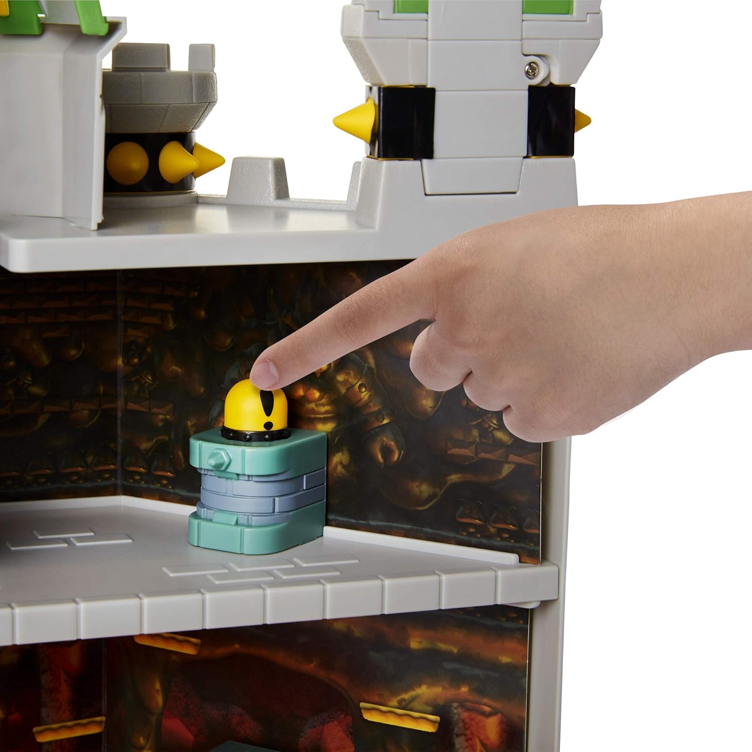 Sanei Boeki FPS-002 Super Mario Figure Collection DX Playset, Bowser Castle