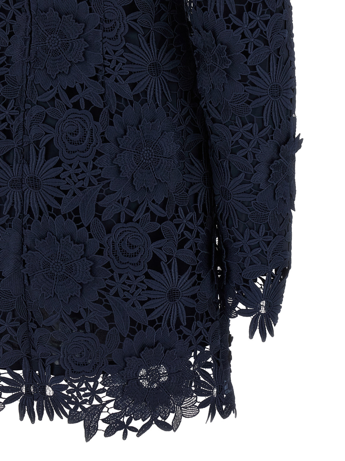 Rotate Rotate Birger Christensen '3 D Lace LS Mini'ドレス - Image 5