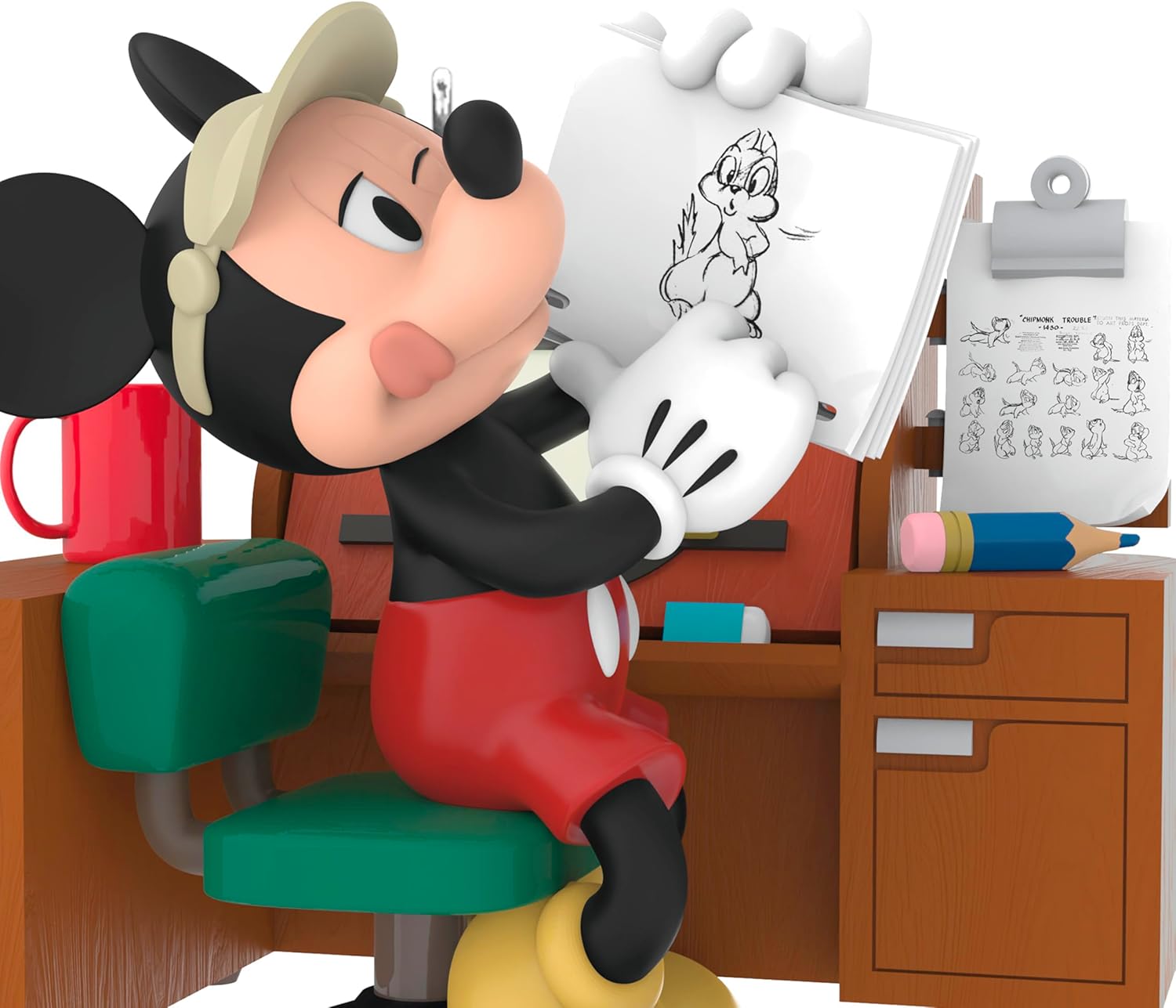 Adorno de Navidad Hallmark Keepsake 2025, Disney Mickey Mouse de boceto a pantalla, Regalos para fanáticos de Disney